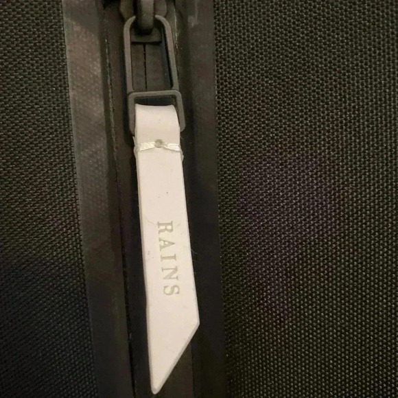 RAINS White Classic Waterproof Backpack - Picture 9 of 9